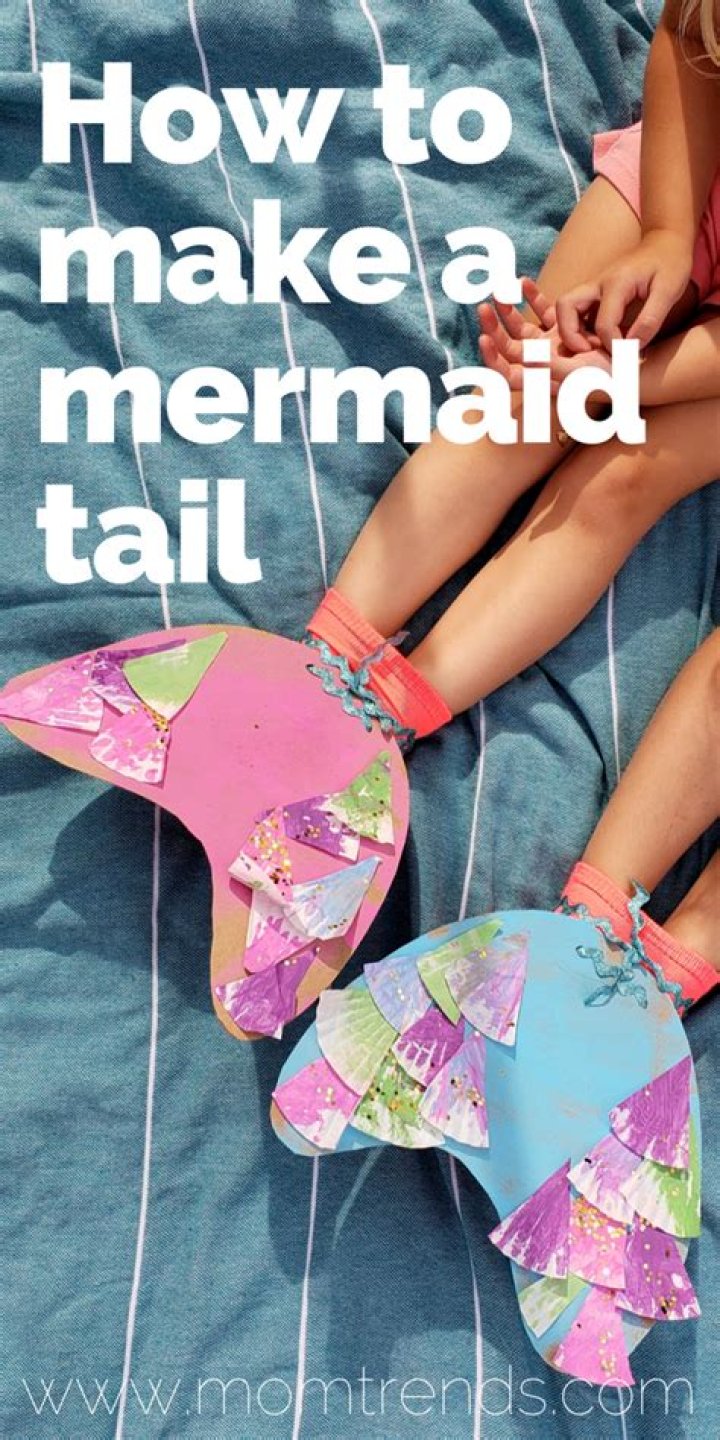 How do you make a mermaid tail?