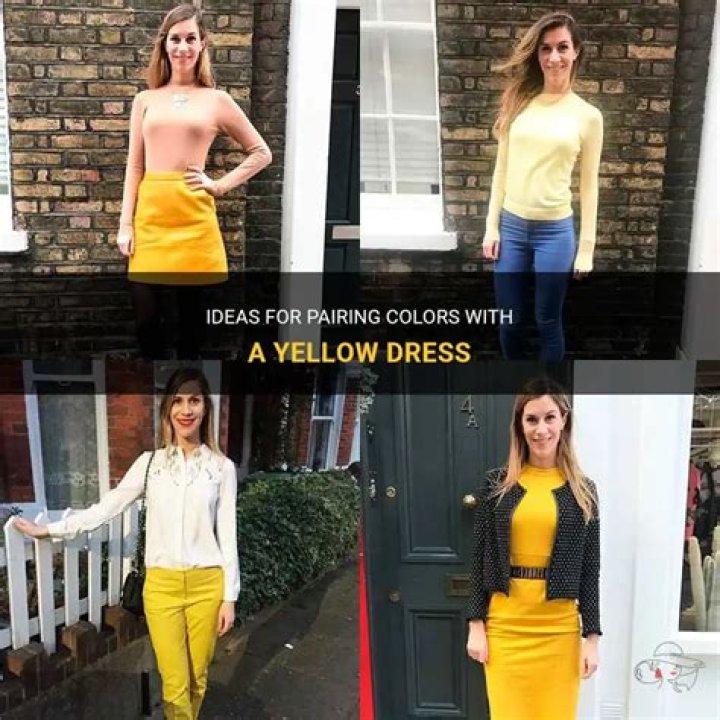 What goes good with yellow skirt?